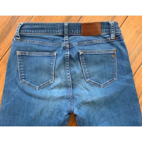 Madewell Cropped Skinny Jeans Medium Wash 27 waist - Picture 4 of 8